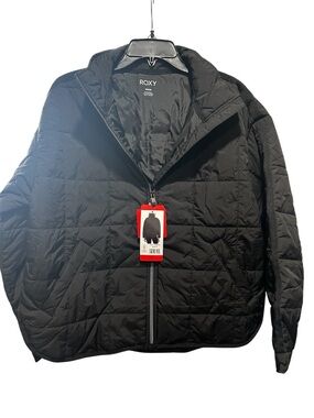 Roxy Women’s Black Quilted Puffer Jacket